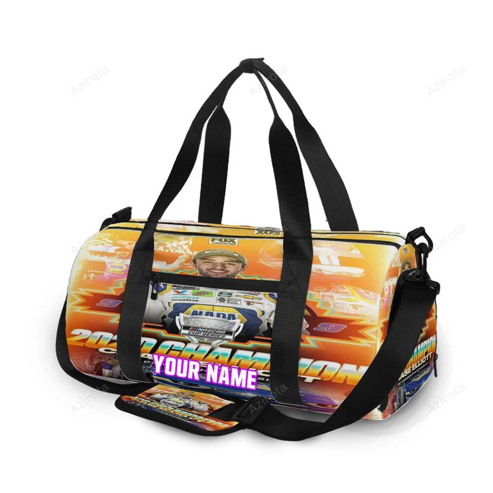Nascar hendrick motorsports chase elliott8 personalized name travel bag gym bag 1422 Travel Bag