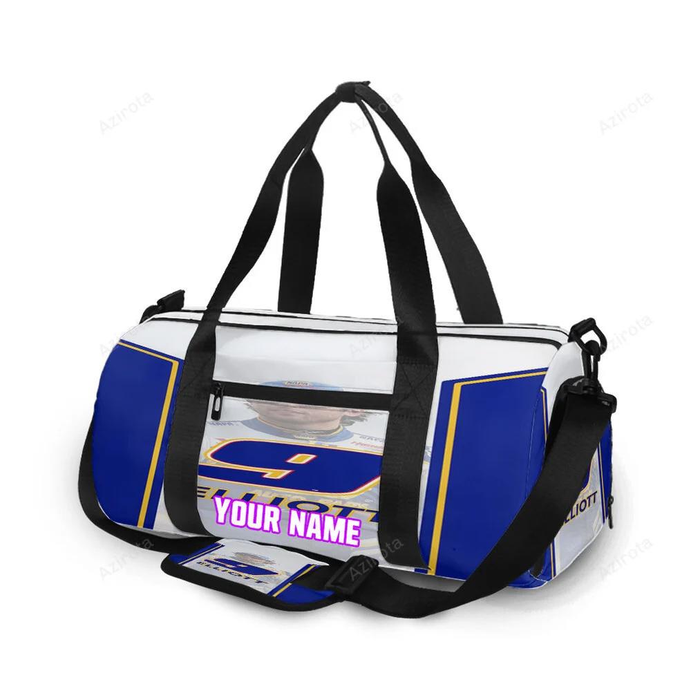 Nascar hendrick motorsports chase elliott9 personalized name travel bag gym bag 1599 Travel Bag
