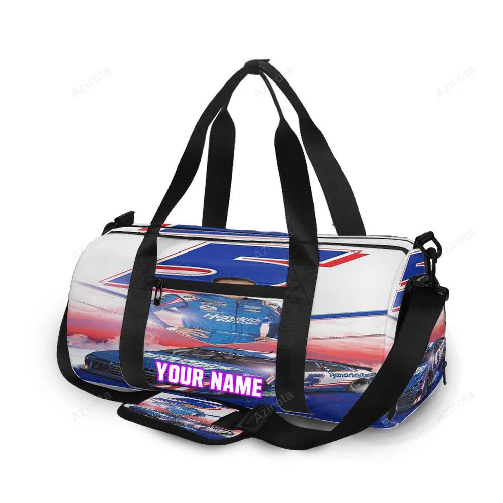 Nascar hendrick motorsports kyle larson4 personalized name travel bag gym bag 472 Travel Bag