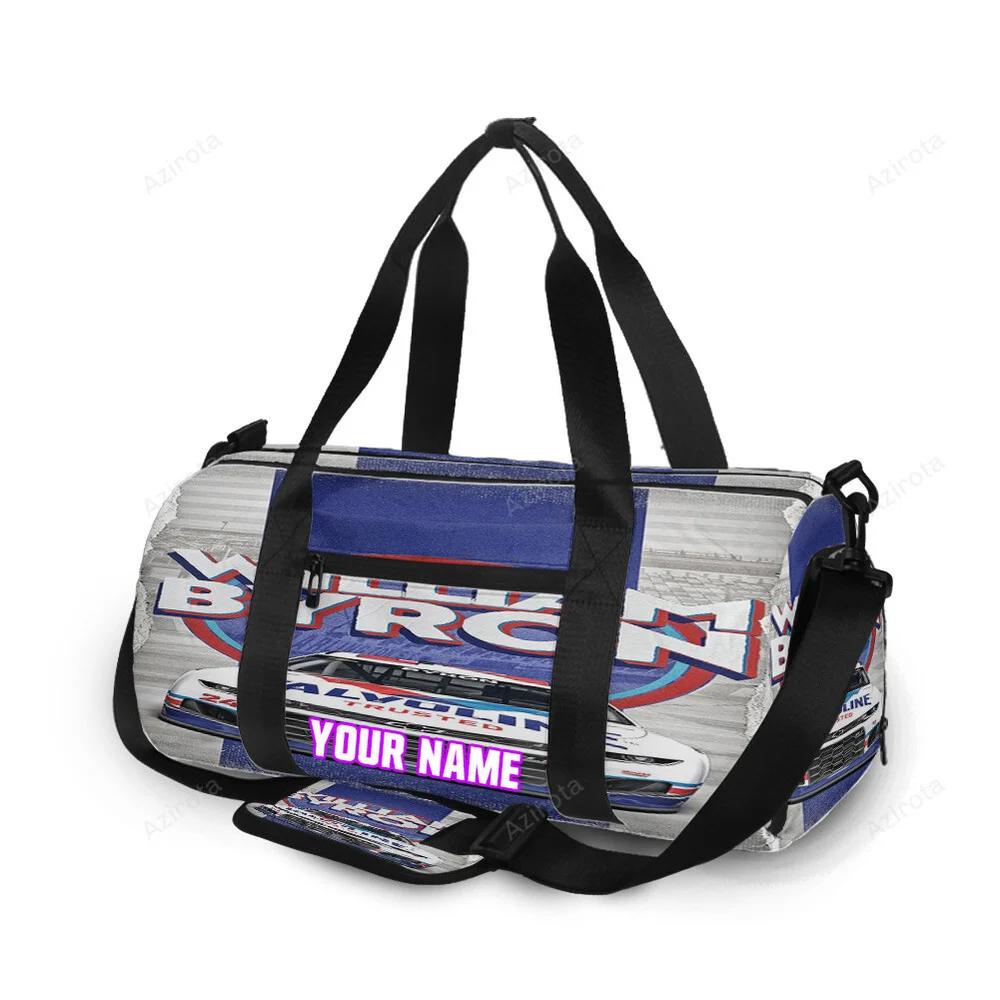 Nascar hendrick motorsports william byron1 personalized name travel bag gym bag 1055 Travel Bag
