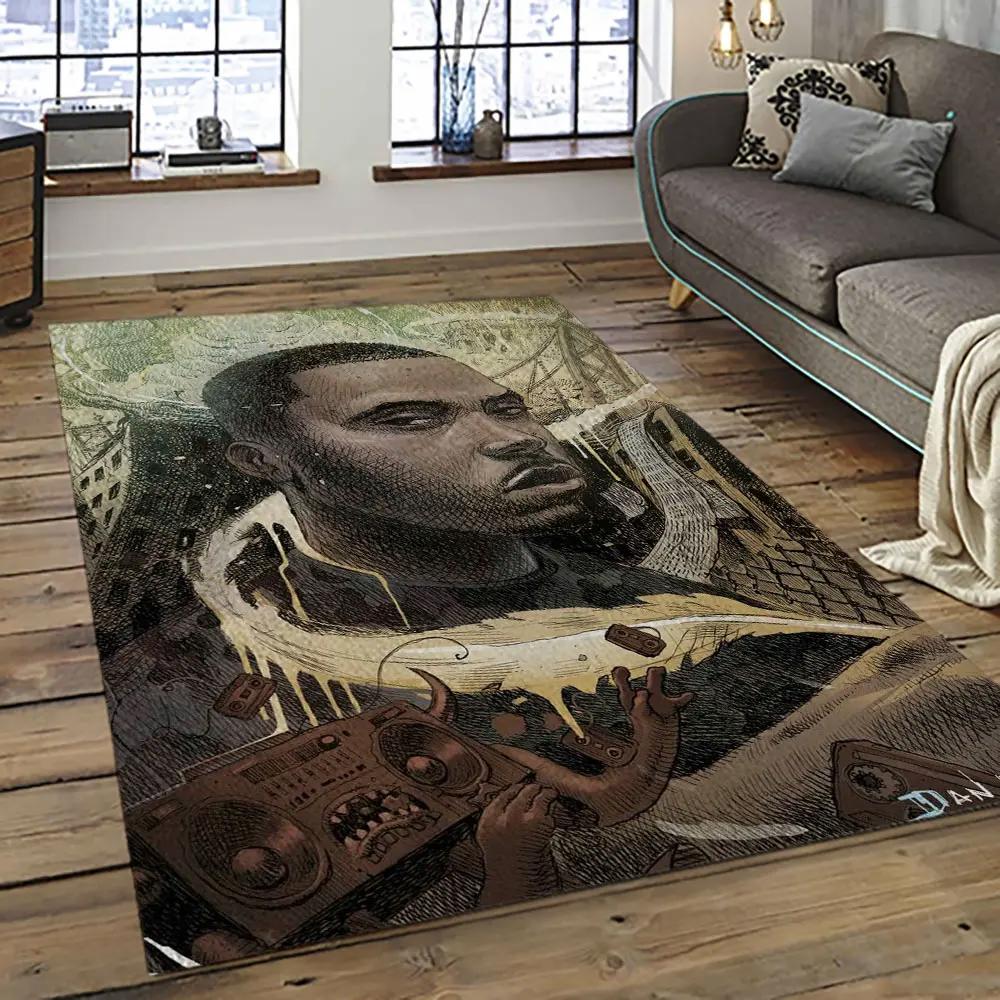 Nasir rapper hiphop music retangle carpet area rug home decor best gift for fan and friends na11 Rectangle Rug