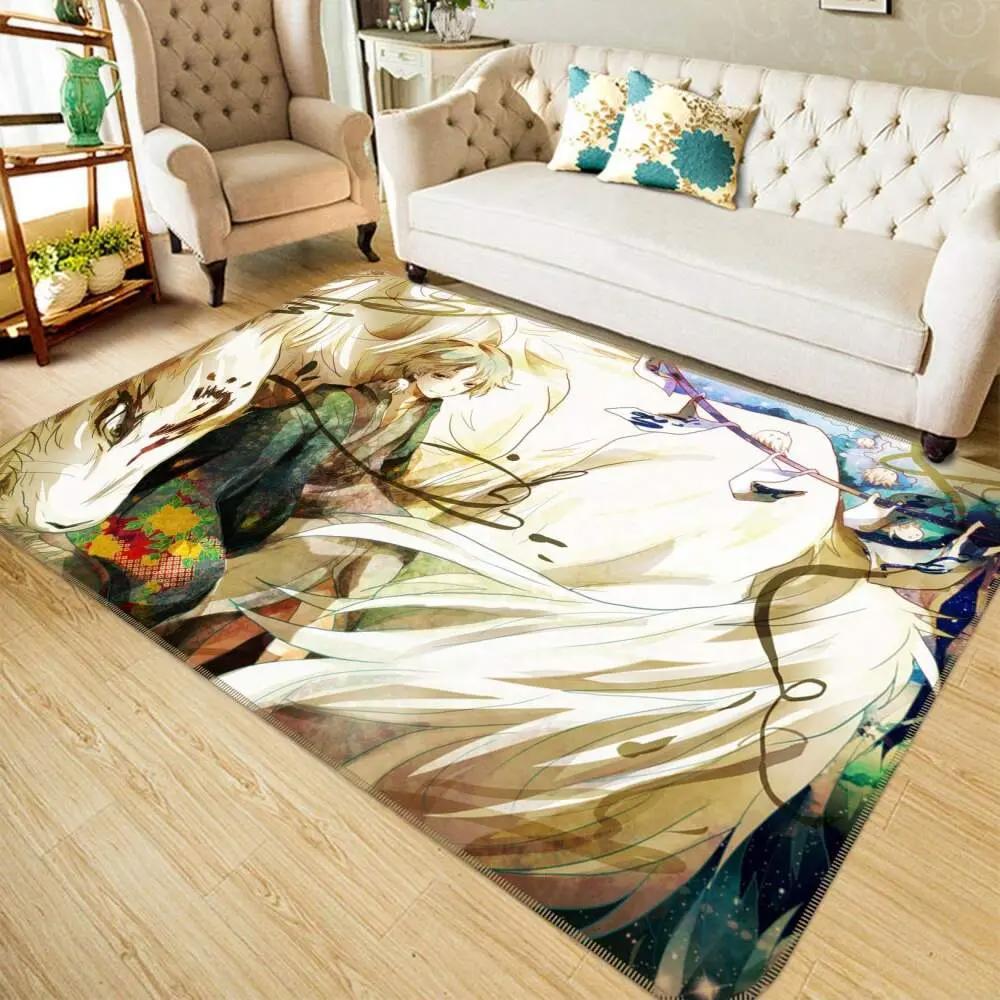 Natsume anime 19 area rug living room and bed room rug rug regtangle carpet floor decor home decor Rectangle Rug