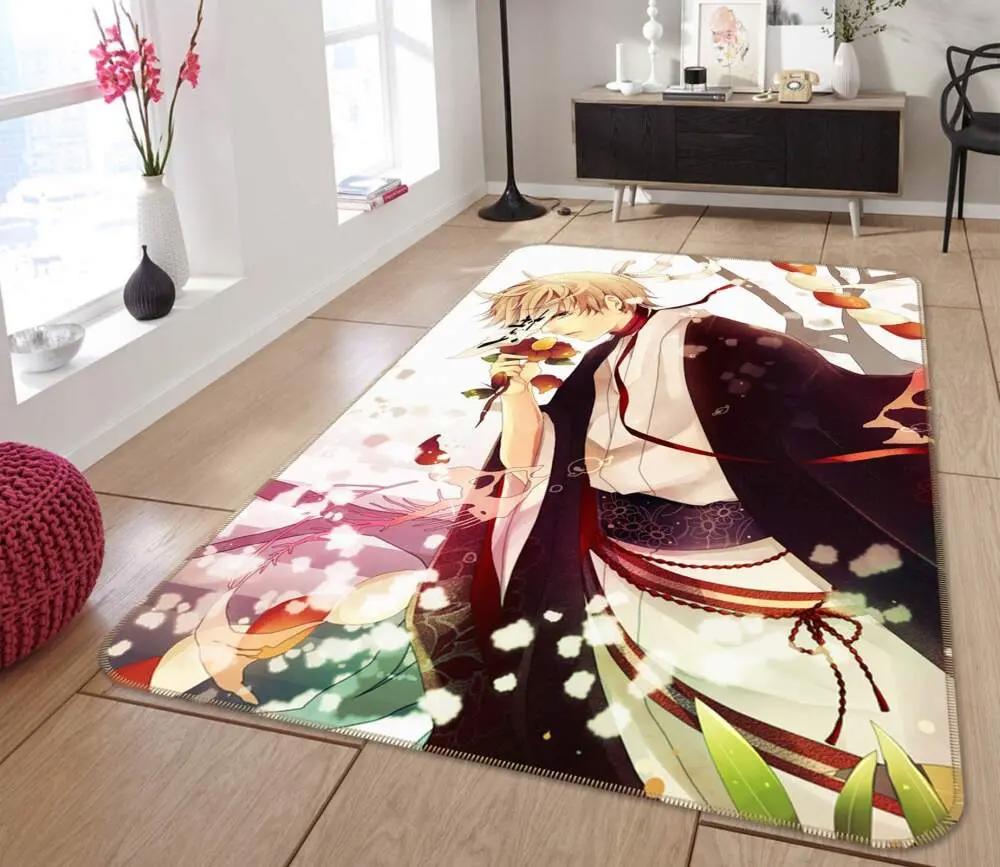 Natsume anime 22 area rug living room and bed room rug rug regtangle carpet floor decor home decor Rectangle Rug