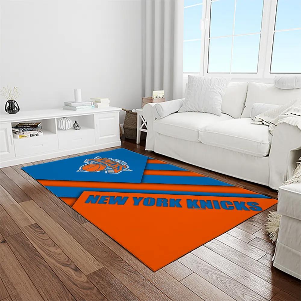 Nba new york knicks basketball team logo rectangle area rug nyk06 Rectangle Rug