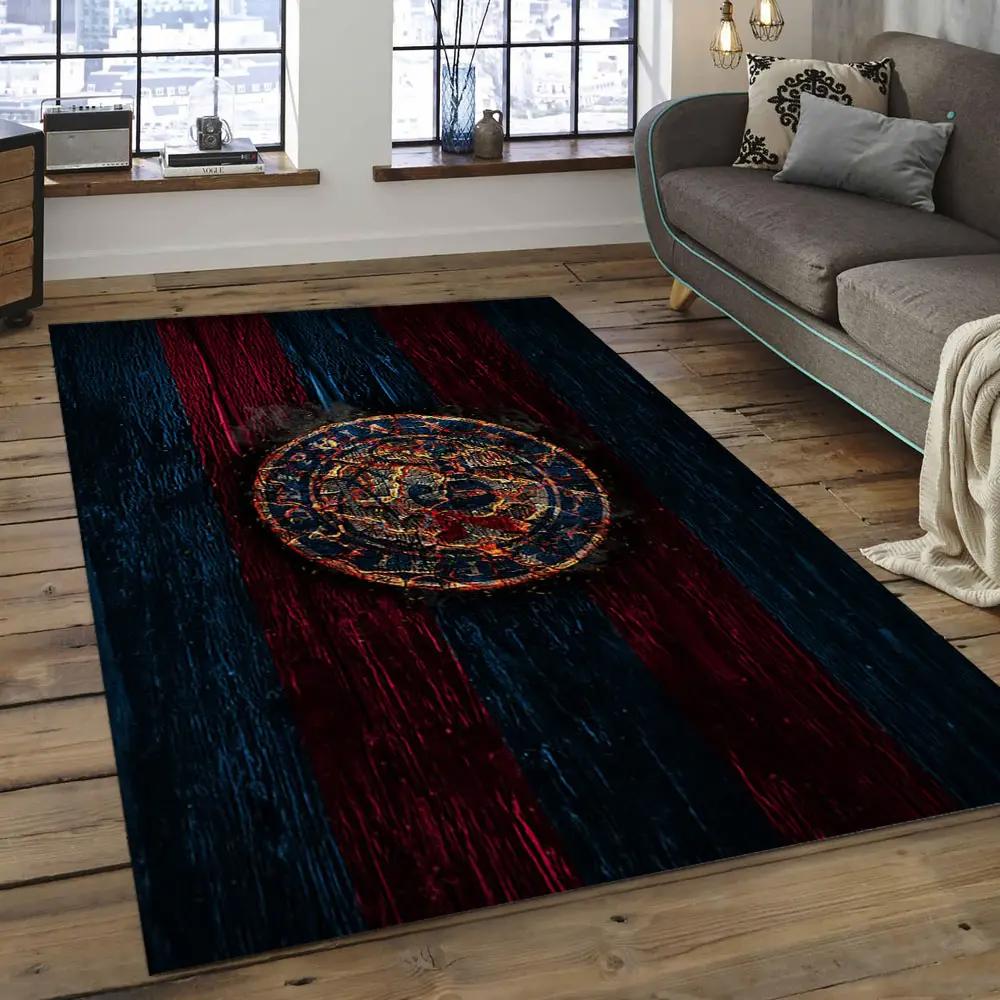Nba philadelphia 76ers basketball legend team logo rectangle area p7635 Rectangle Rug