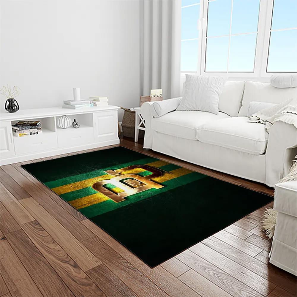 Ncaa baylor bears sport basketball and foolball team logo rectangle area rug bb32 Rectangle Rug
