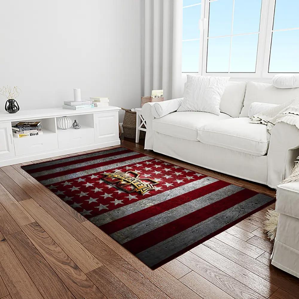 Ncaa mississippi state bulldogs college sport basketball and foolball team logo rectangle area rug msb16 Rectangle Rug