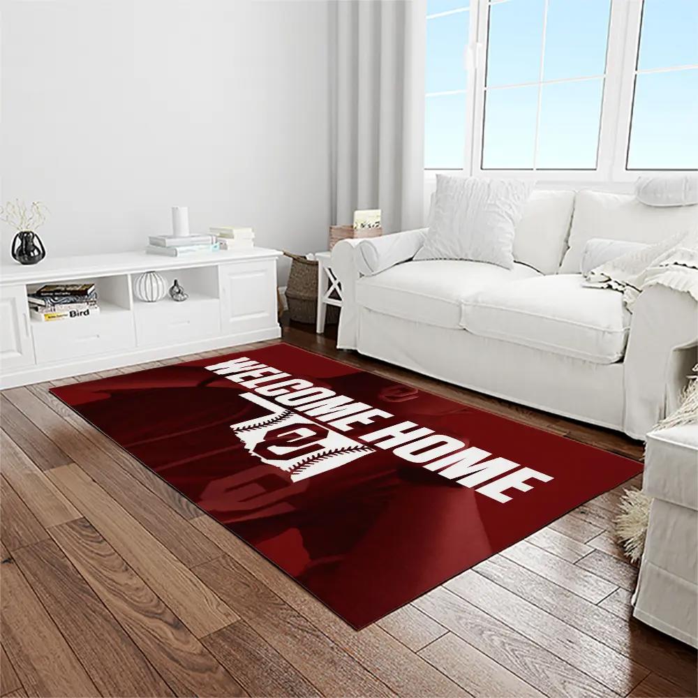 Ncaa oklahoma sooners sport basketball and foolball team logo rectangle area rug os27 Rectangle Rug