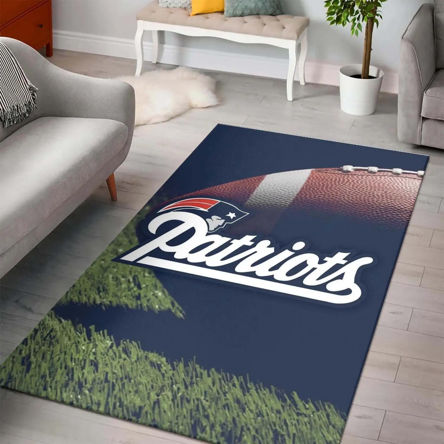 New england patriots nfl football carpet living room rug regtangle carpet v788 Rectangle Rug