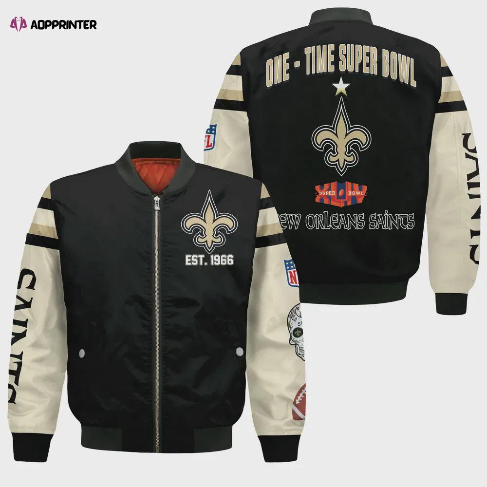 New orleans saints x champions design bomber jacket sfat v3 Bomber Jacket