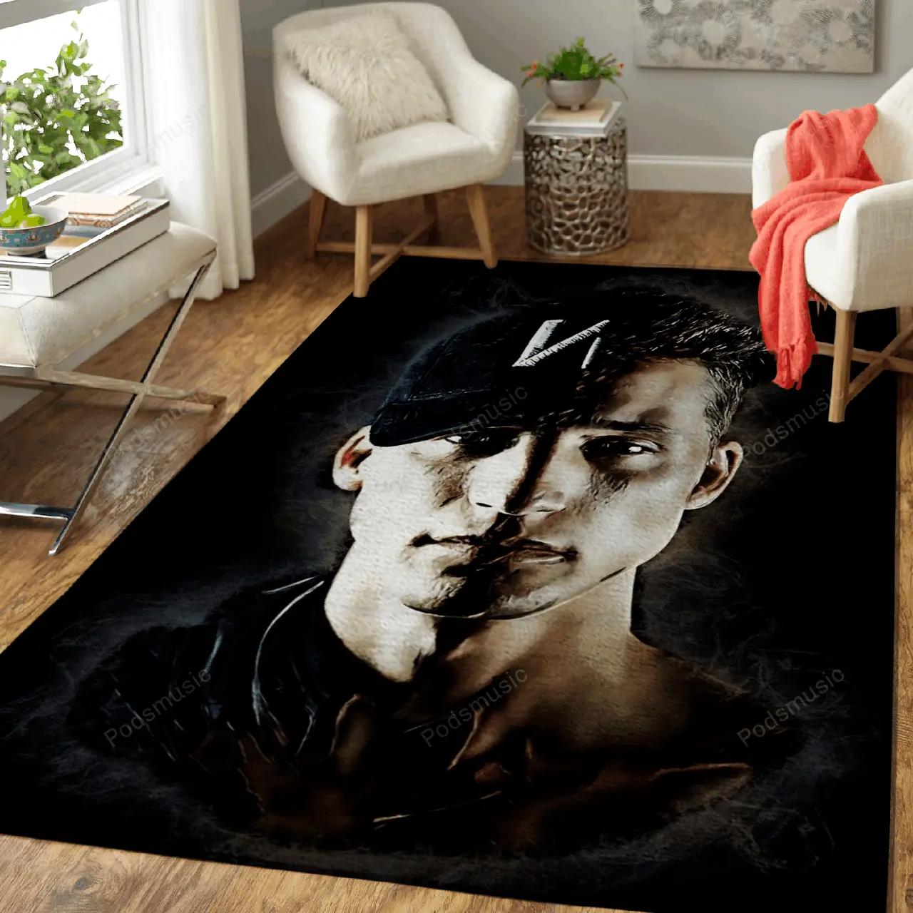Nf rap compilation music art art for fans area rug living room carpet rug regtangle carpet floor decor home decor Rectangle Rug