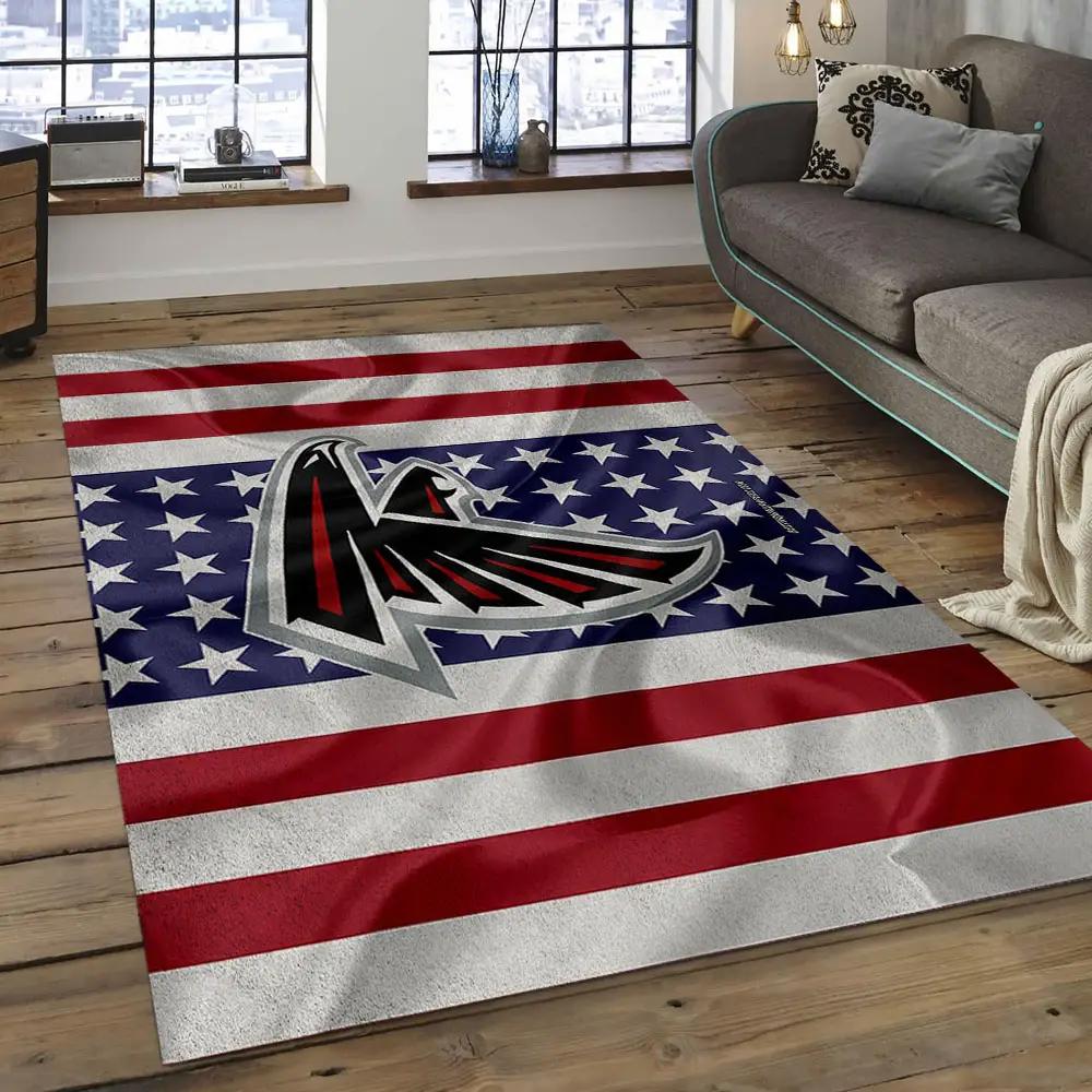 Nfl atlanta falcons football team logo rectangle area rug af06 Rectangle Rug
