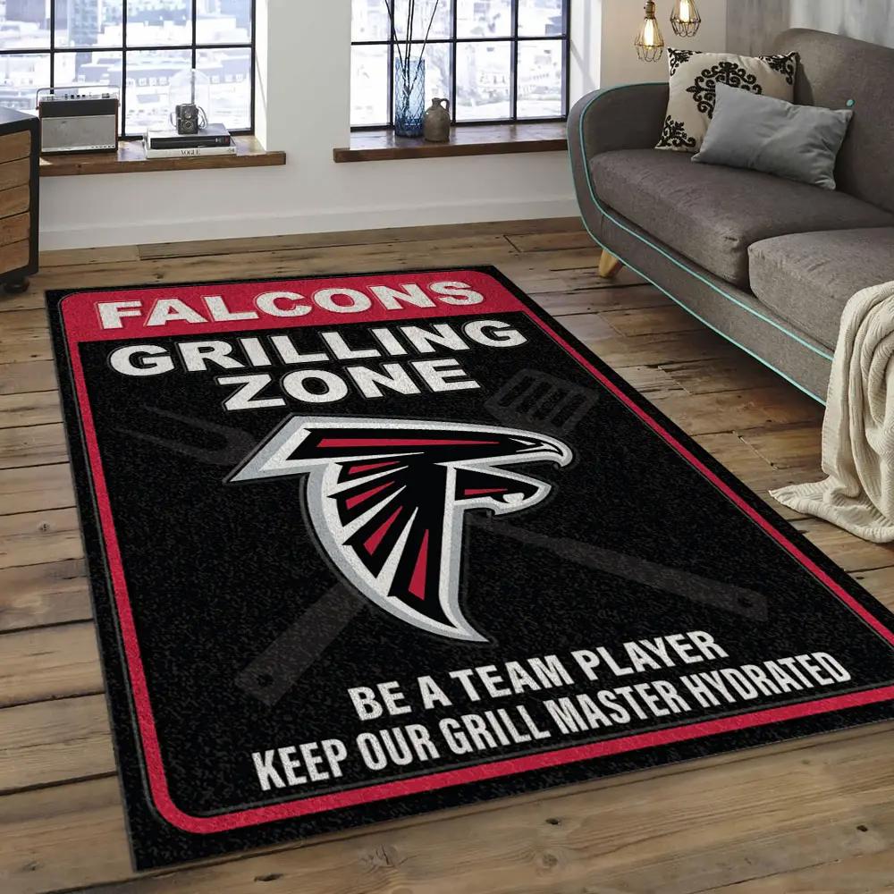 Nfl atlanta falcons football team logo rectangle area rug af15 Rectangle Rug