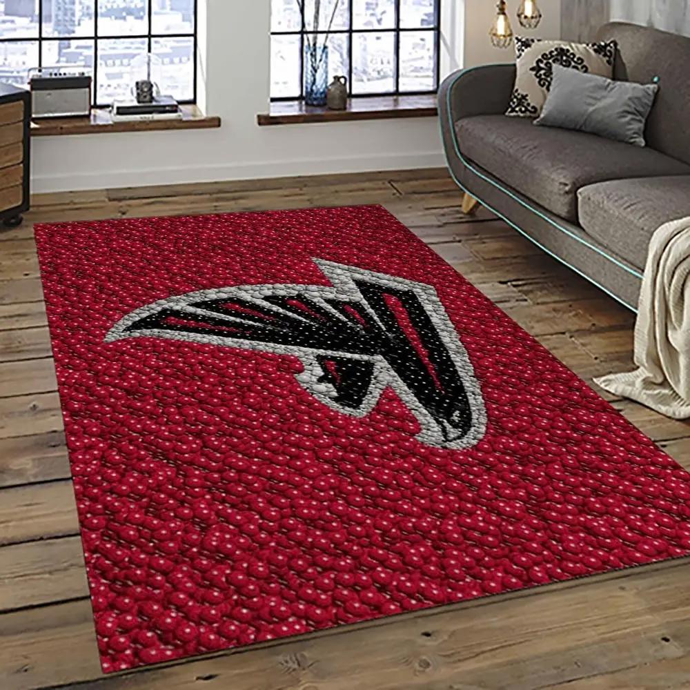 Nfl atlanta falcons football team logo sport carpet area rug home decor best gift for friends atfl15 Rectangle Rug