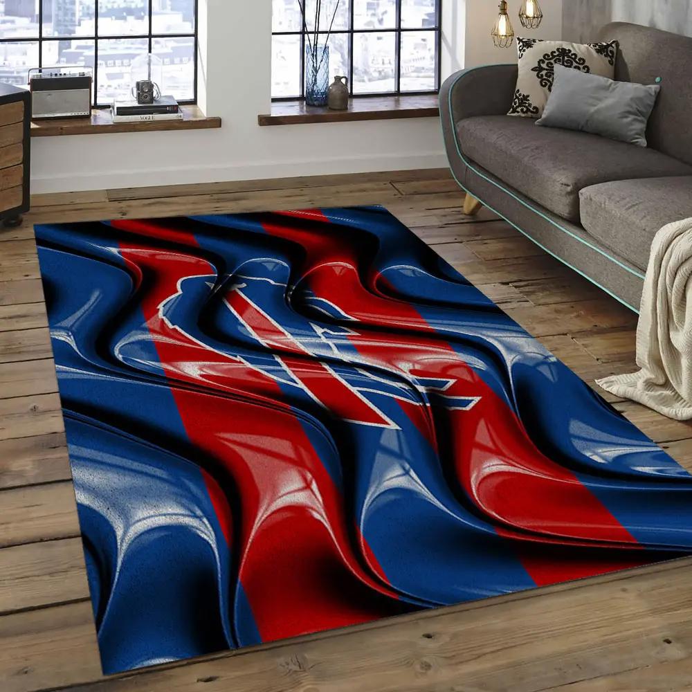 Nfl buffalo bills vibrant football team logo rectangle area rug bb11 Rectangle Rug