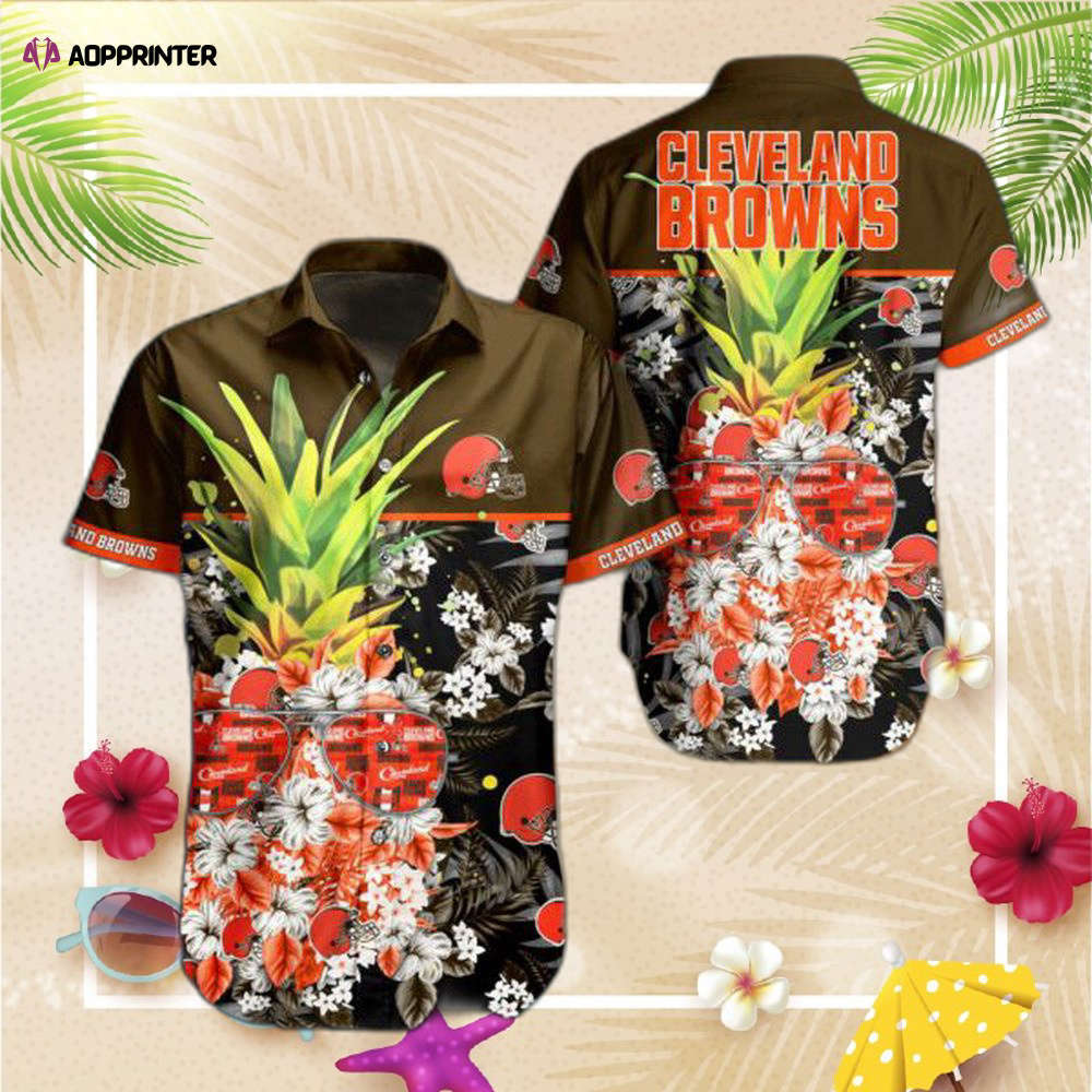 Nfl cleveland browns hawaiian shirt pineapple new trending Hawaii Shirt