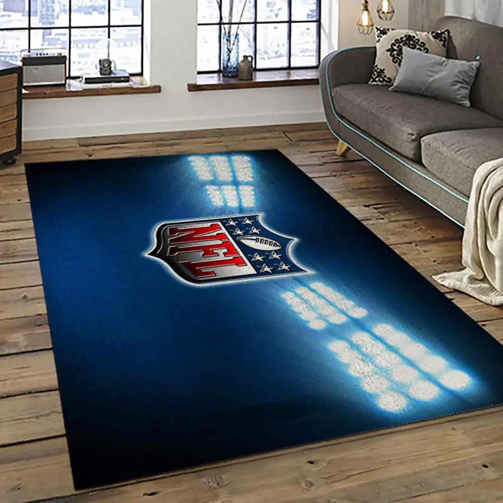 Nfl football league logo retangle carpet area rug home decor best gift for fan and friends nf14 Rectangle Rug