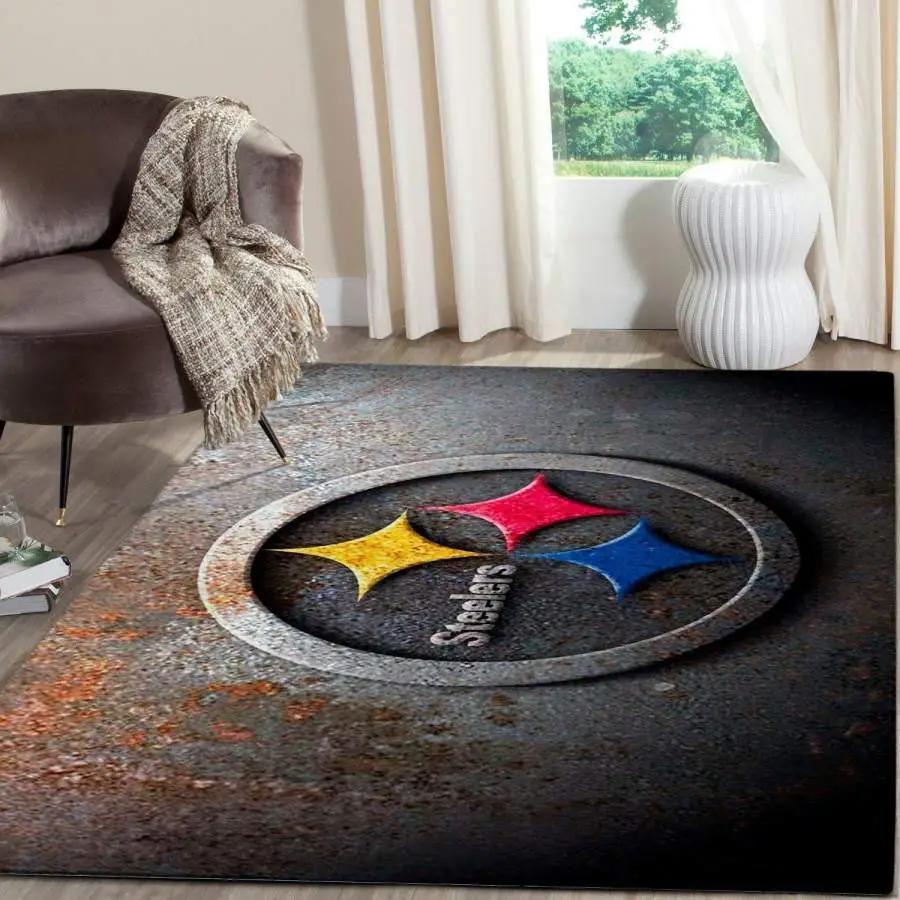 Nfl pittsburgh steelers area rug living room rug home decor 1912248 Rectangle Rug