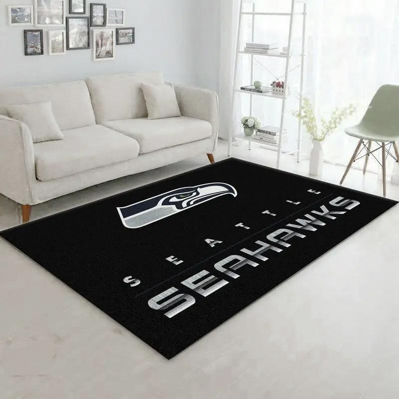 Nfl seattle seahawks football sport rug living room home decor area rug 5 Rectangle Rug