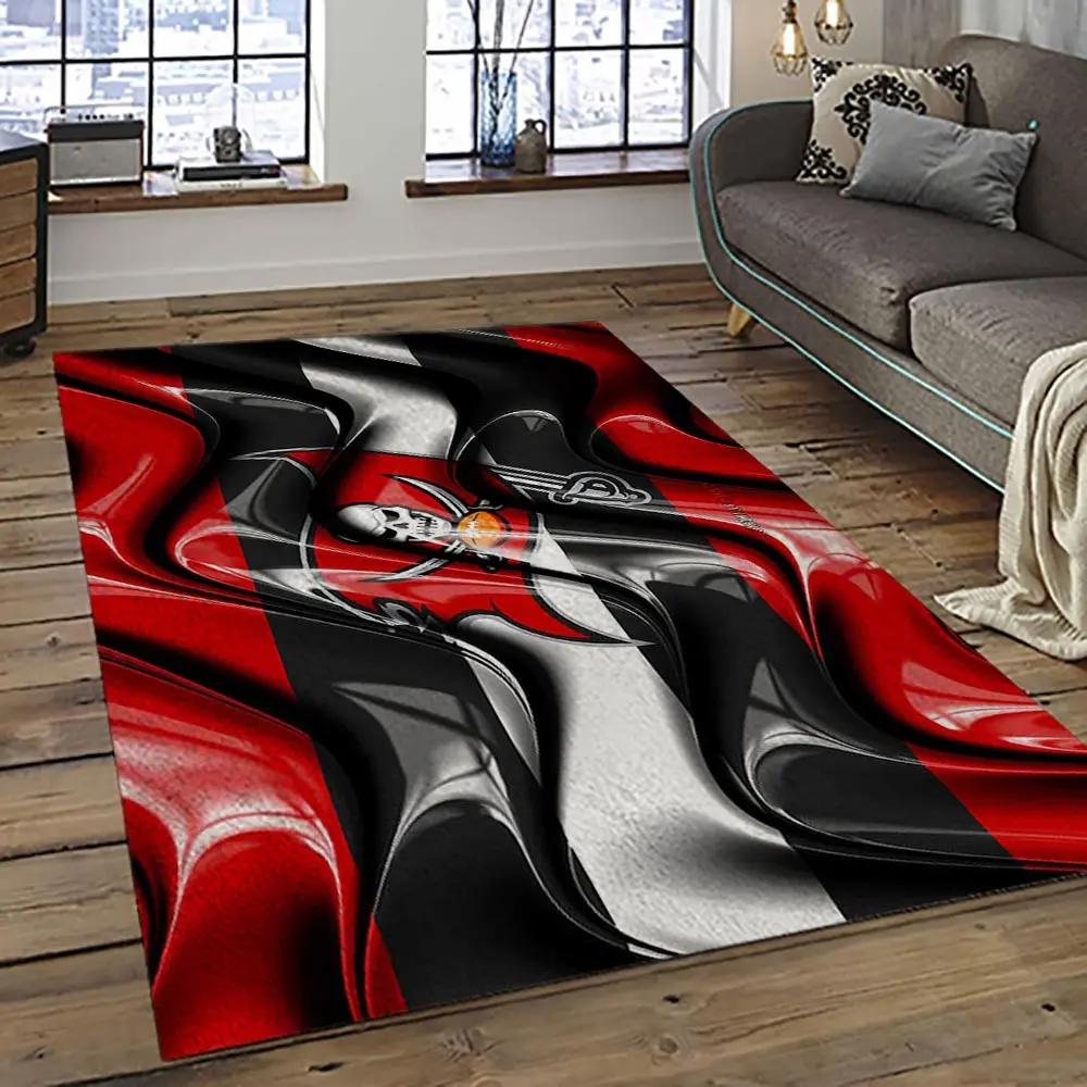 Nfl tampa bay buccaneers football team logo sport carpet area rug home decor best gift for friends tpbb59 Rectangle Rug