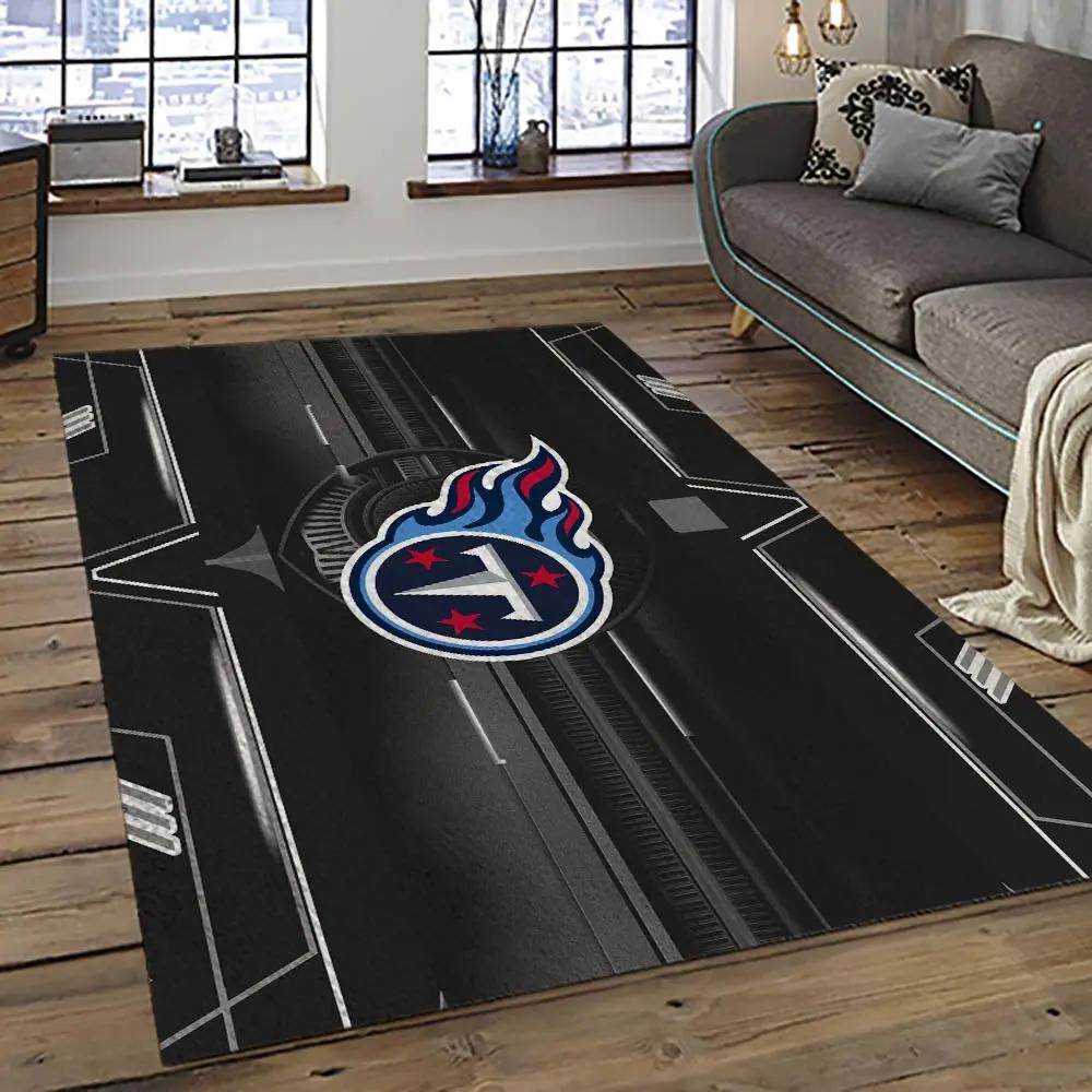 Nfl tennessee titans football team logo sport carpet area rug home decor best gift for friends tt73 Rectangle Rug