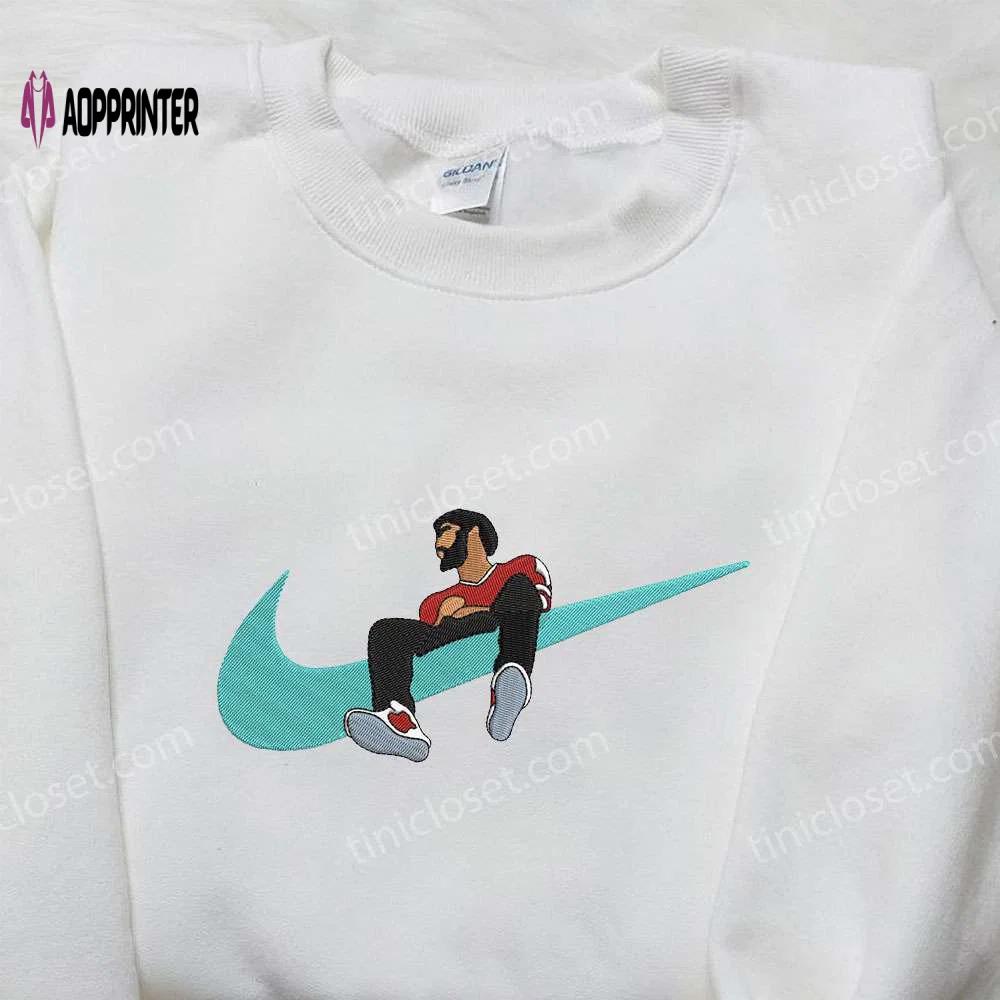 Nike swoosh x j cole embroidered shirt – rapper & celebrity apparel Embroidered Shirt
