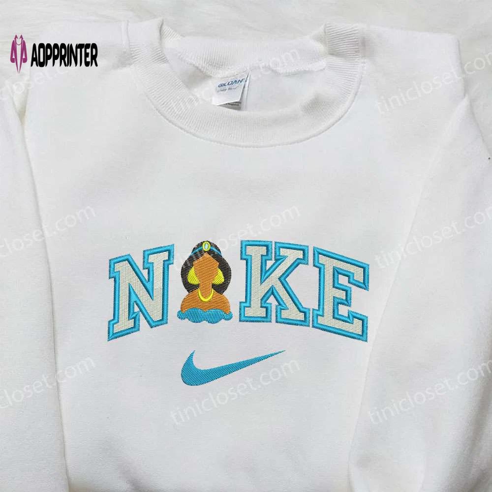 Nike x jasmine princess embroidered shirt – disney inspired nike branded shop now! Embroidered Shirt
