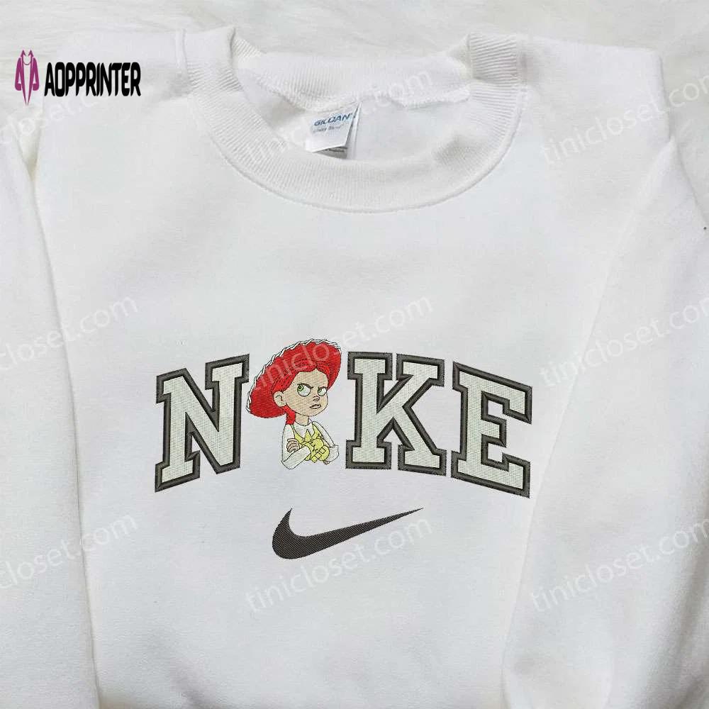 Nike x jessie toy story embroidered shirt: disney inspired nike shirt Embroidered Shirt