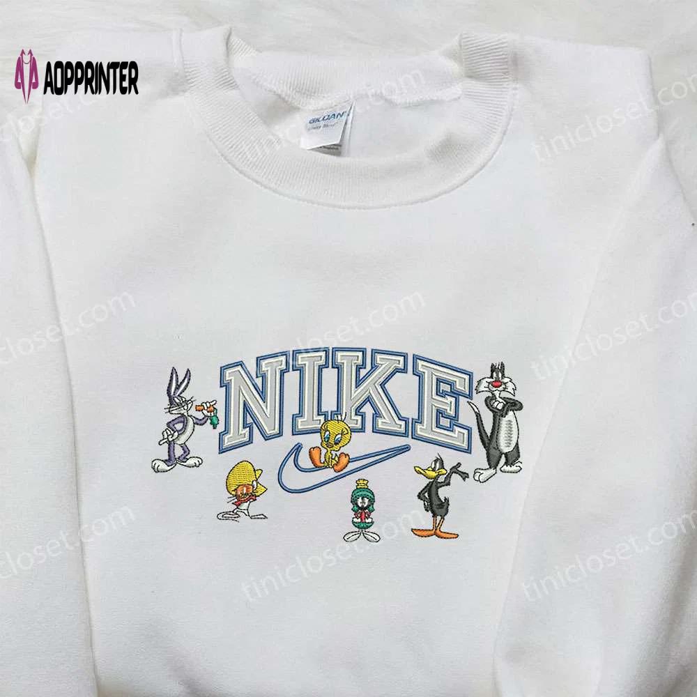 Nike x looney tunes embroidered shirt – cartoon inspired tee Embroidered Shirt