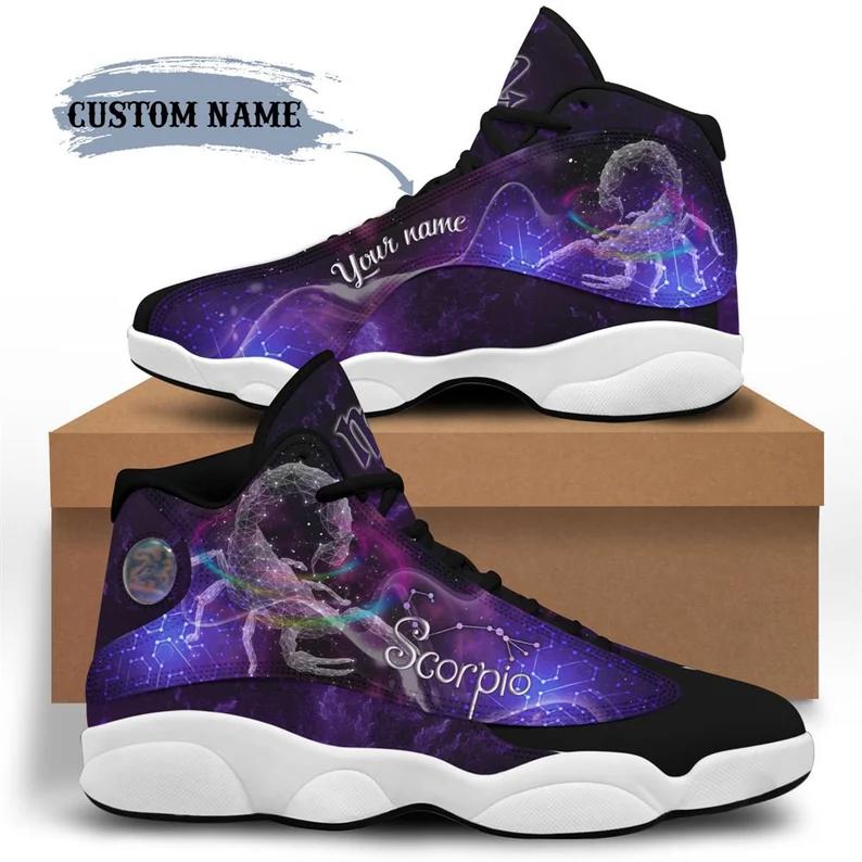 November birthday scorpios - scorpio basketball Air Jordan 13 Gifts For Men Women For Fans Sneakers Shoes Full Size