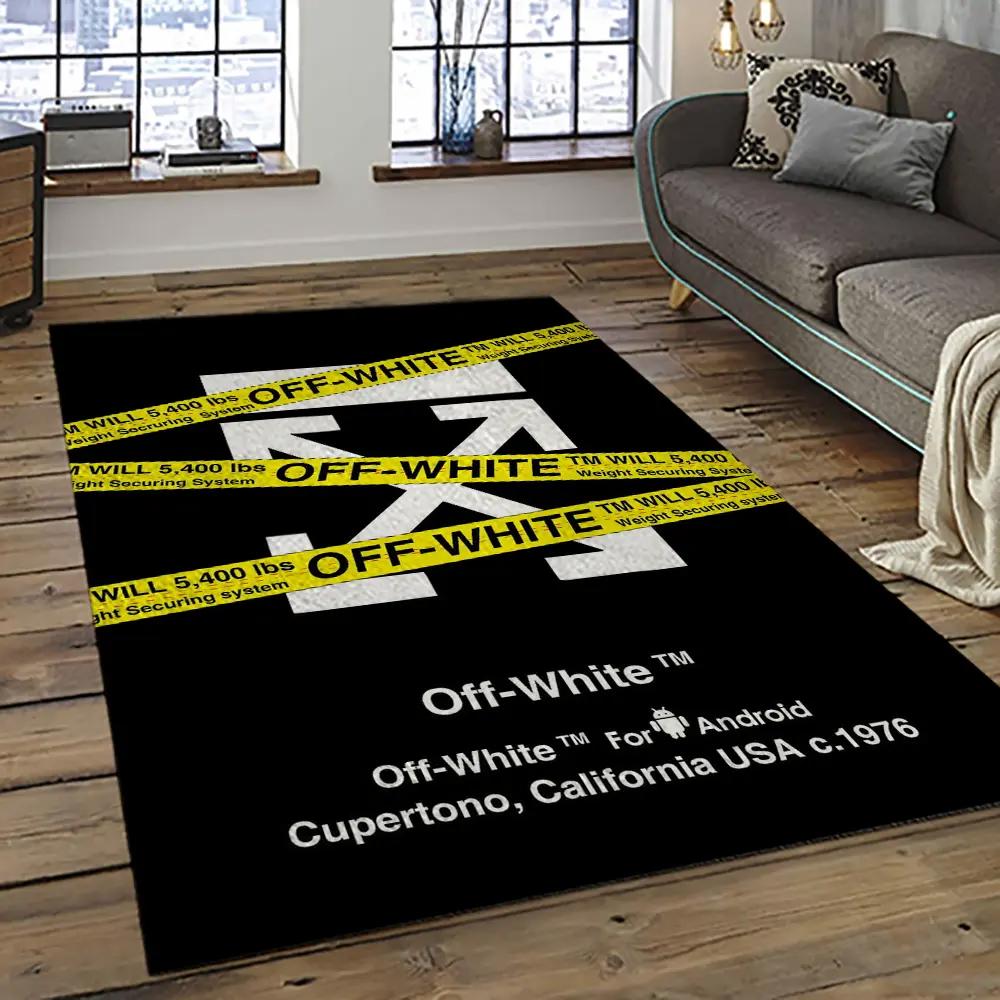 Off white fashion carpet rectangle area rug for living room bedroom decor owt10 Rectangle Rug