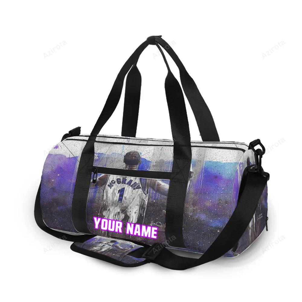 Orlando magic tracy mcgrady2 personalized name travel bag gym bag 2285 Travel Bag