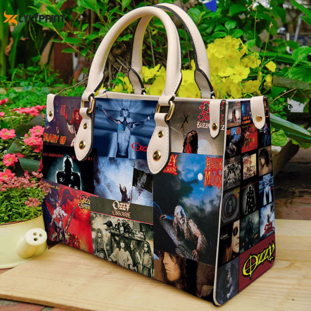 Ozzy osbourne leather handbag  gift for women 4564 Women Leather Hand Bag