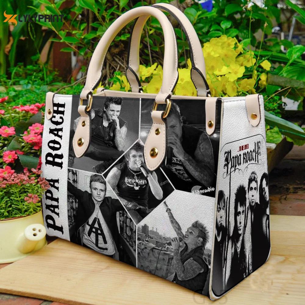 Papa roach leather bag for women gift 1964 Women Leather Hand Bag