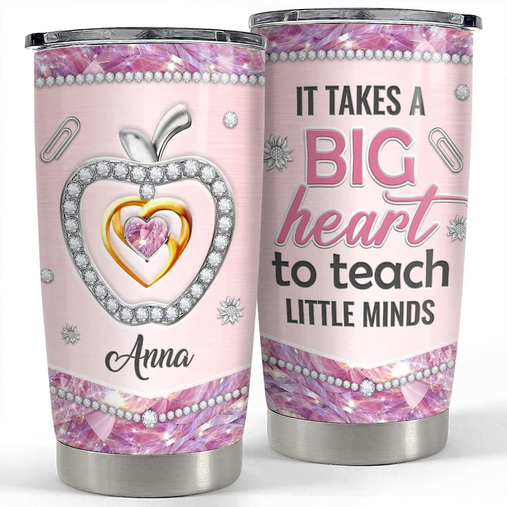 Personalized teacher tumbler jewelry drawing style gifts for teacher Personalized Tumbler