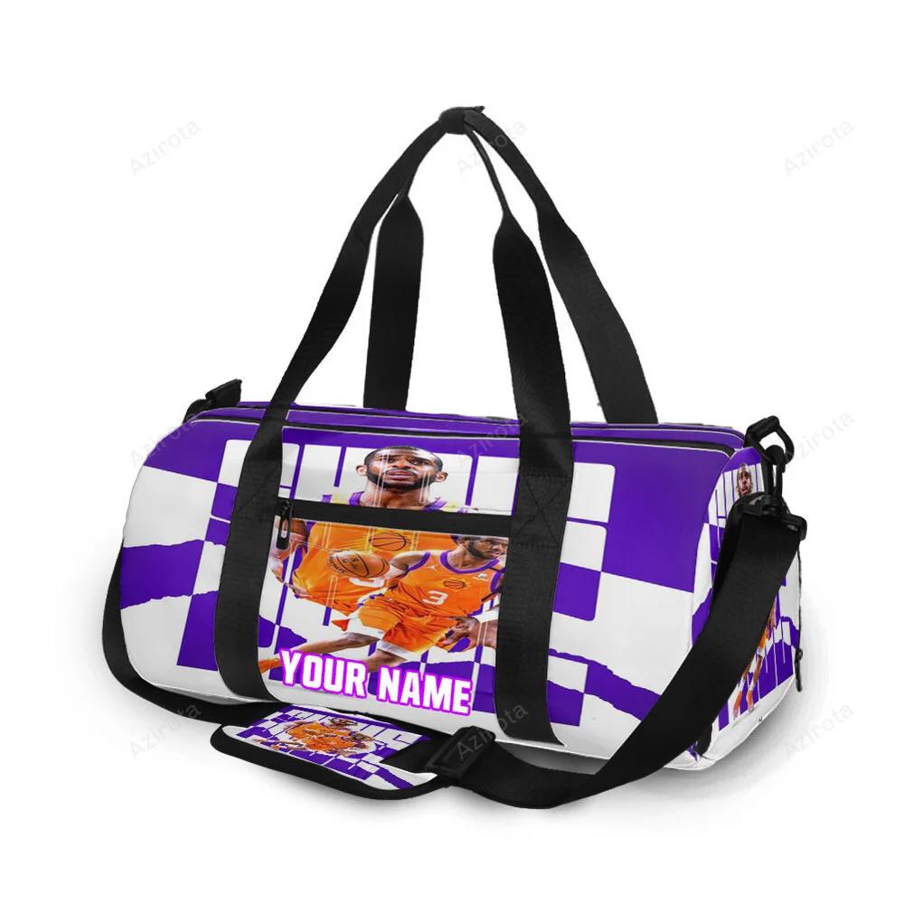 Phoenix suns chris paul v7 personalized name travel bag gym bag 2176 Travel Bag