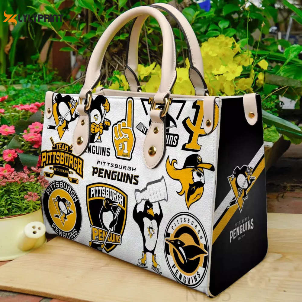 Pittsburgh penguins 1 leather handbag gift for women 2903 Women Leather Hand Bag