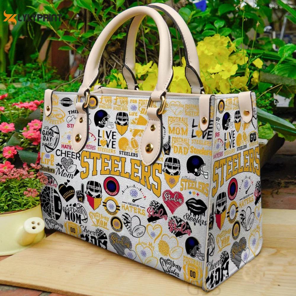 Pittsburgh steelers hand leather bag for women gift 1026 Women Leather Hand Bag
