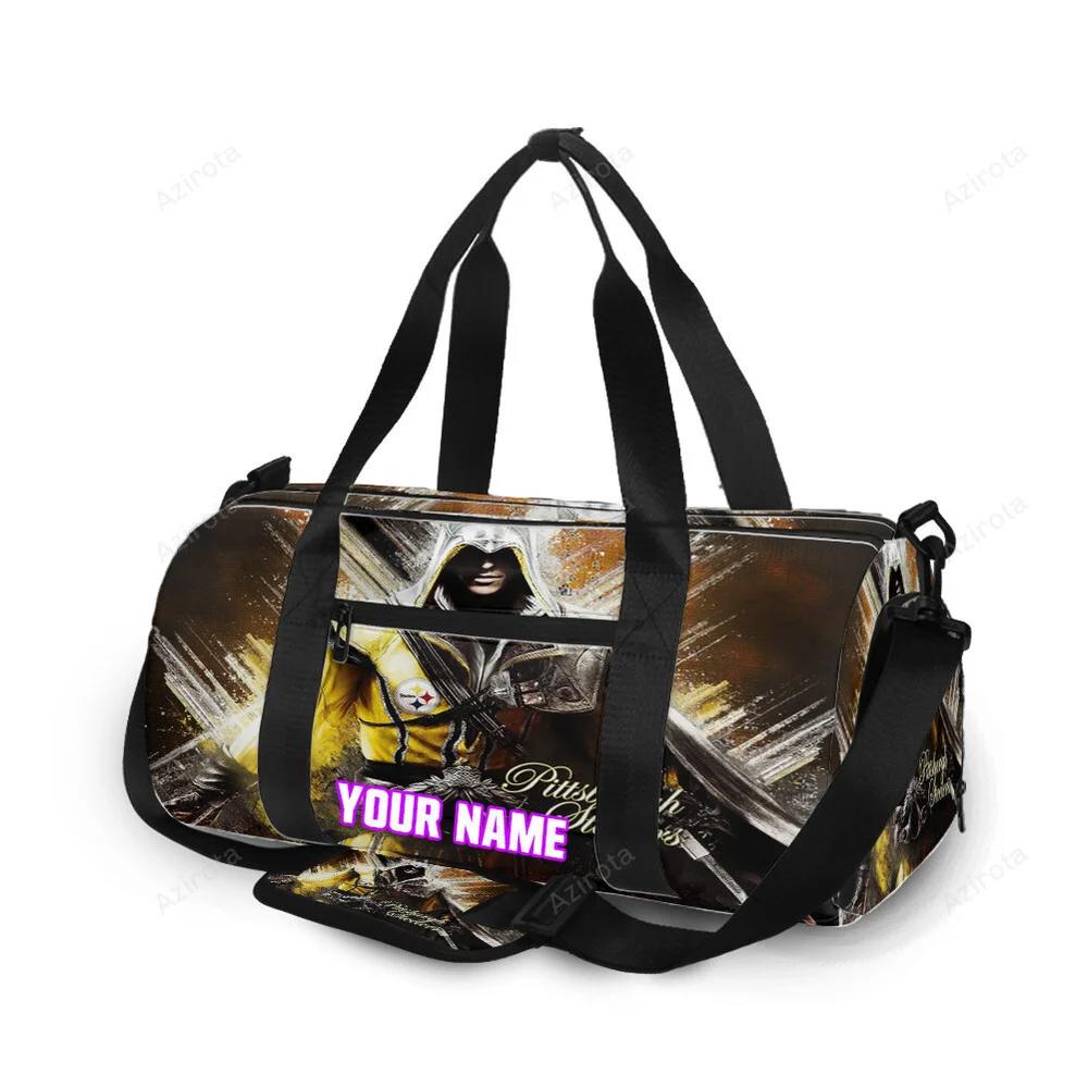 Pittsburgh steelers hero personalized name travel bag gym bag 992 Travel Bag