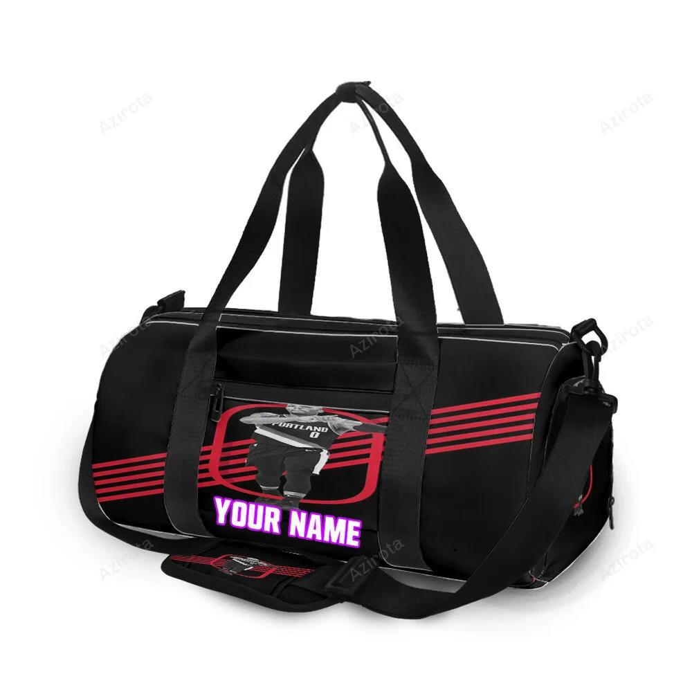 Portland trail blazers carmelo anthony3 personalized name travel bag gym bag 2274 Travel Bag
