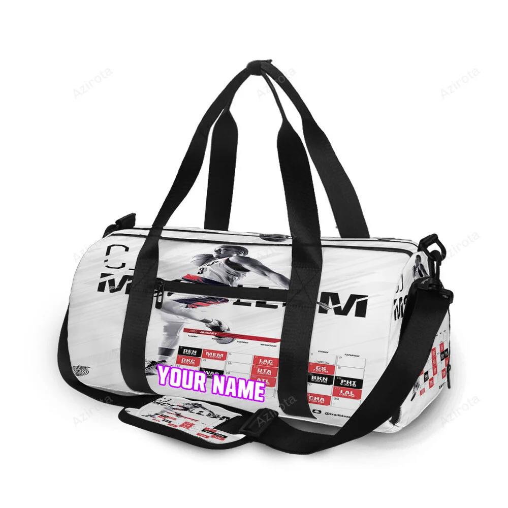 Portland trail blazers cj mccollum1 personalized name travel bag gym bag 2351 Travel Bag