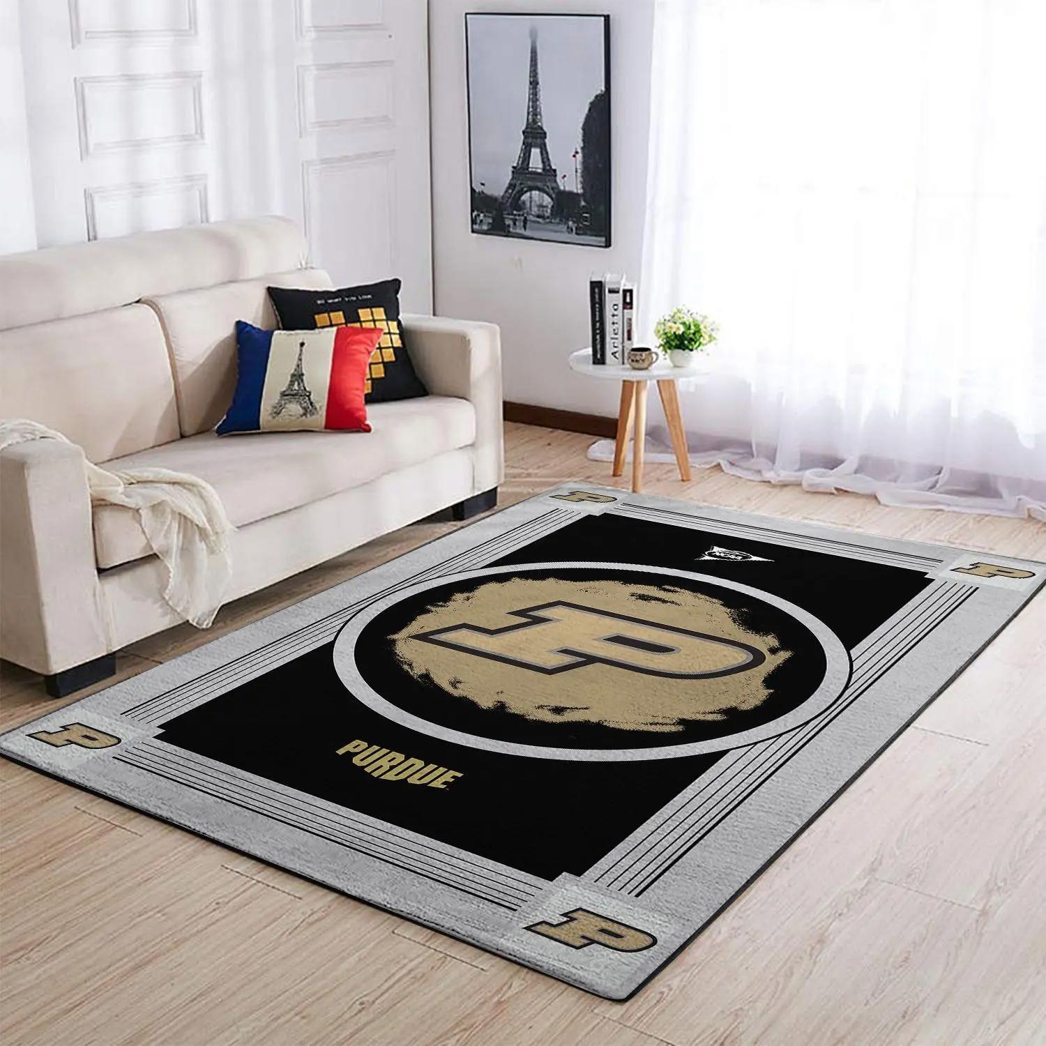 Purdue boilermakers ncaa area rugs living room carpet regtangle carpet Rectangle Rug