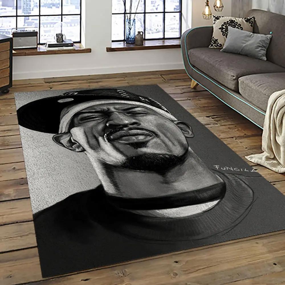 Rakim rapper hiphop music retangle carpet area rug home decor best gift for fan and friends rk20 Rectangle Rug