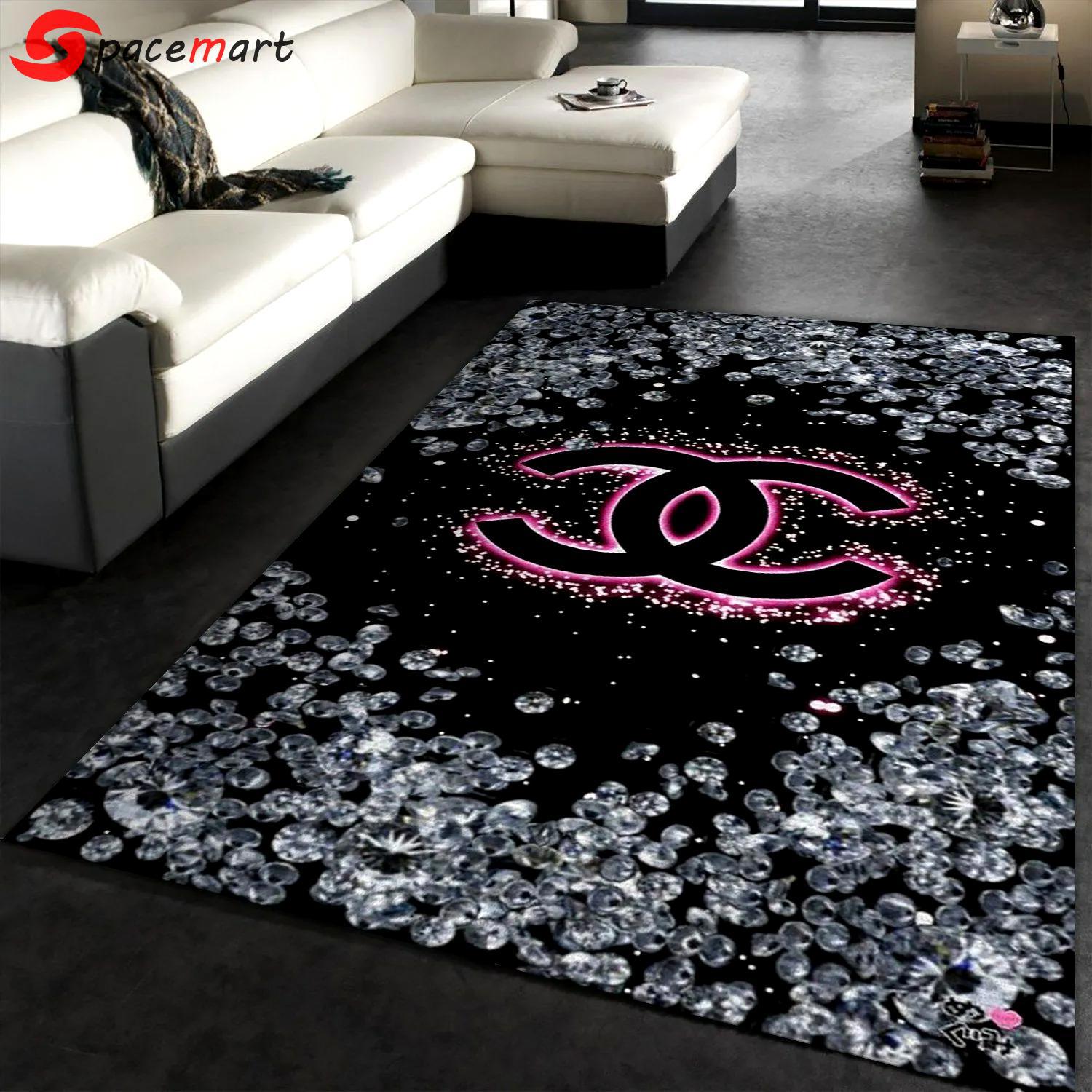 Rugs in living room and bedroom - Chanel area rugs living room carpet local brands floor decor the us decor large (5ft x 8ft) - rugs Rectangle Rug
