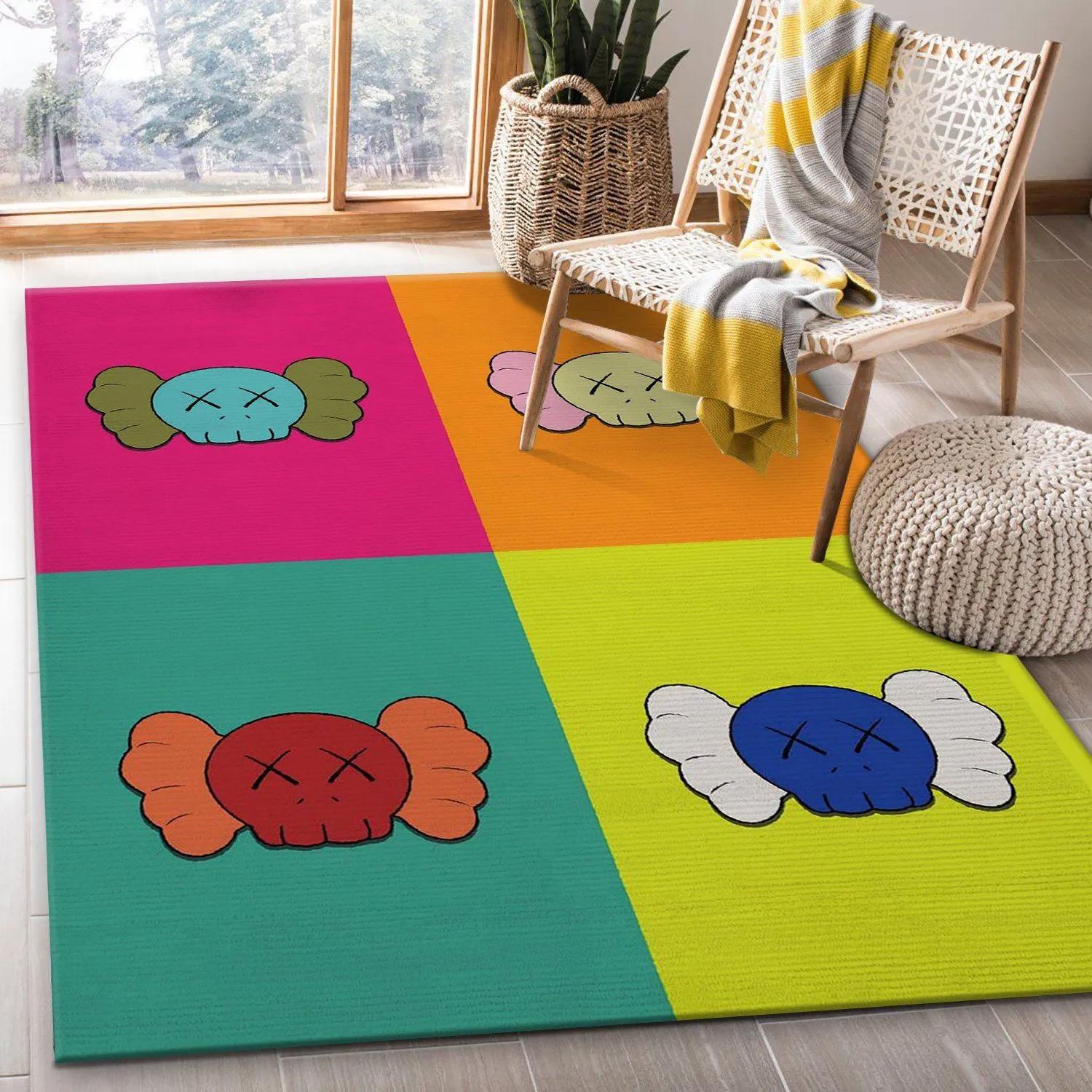 Rugs in living room and bedroom - Kaws area rugs living room rug christmas gift floor mats keep warm in winter Rectangle Rug