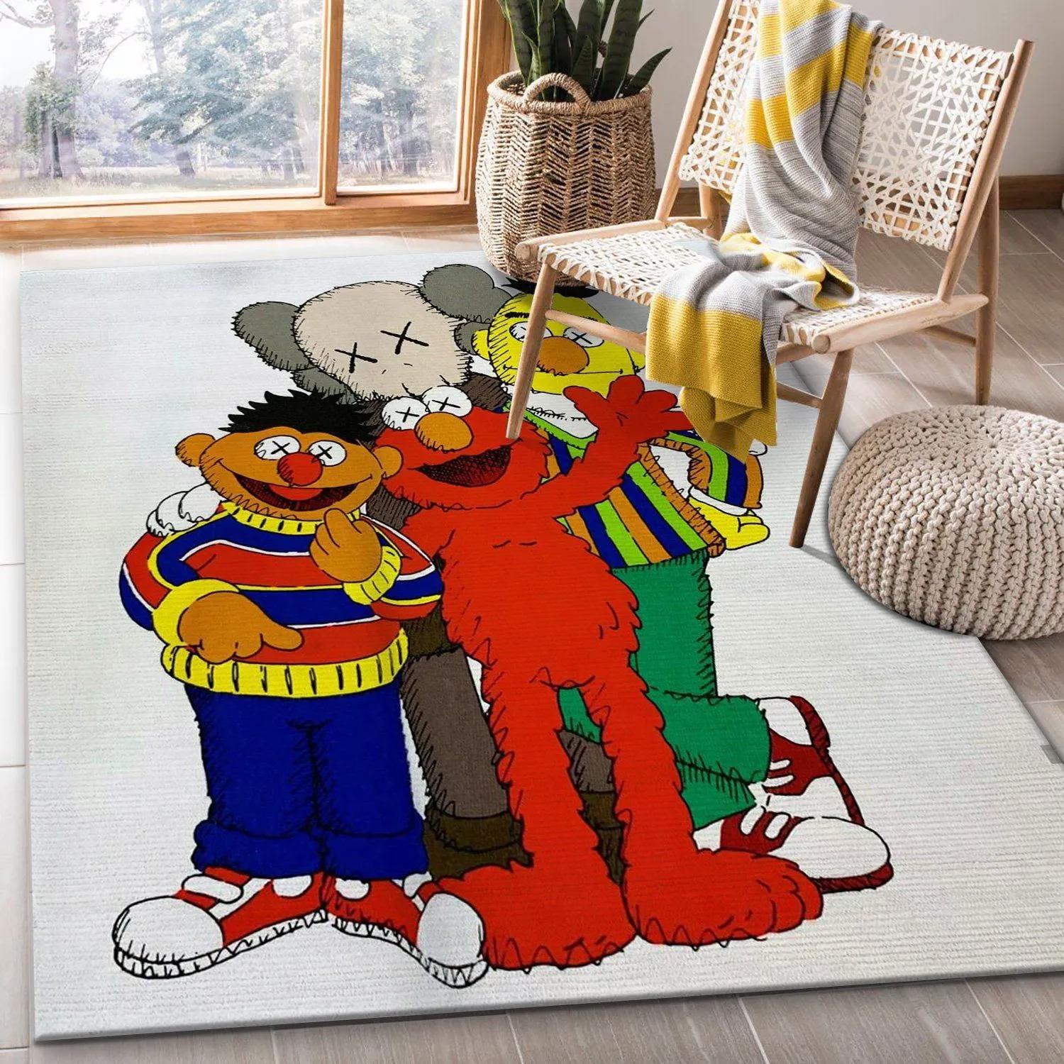Rugs in living room and bedroom - Kaws ver1 fashion brand area rug carpet living room rug floor mats keep warm in winter Rectangle Rug