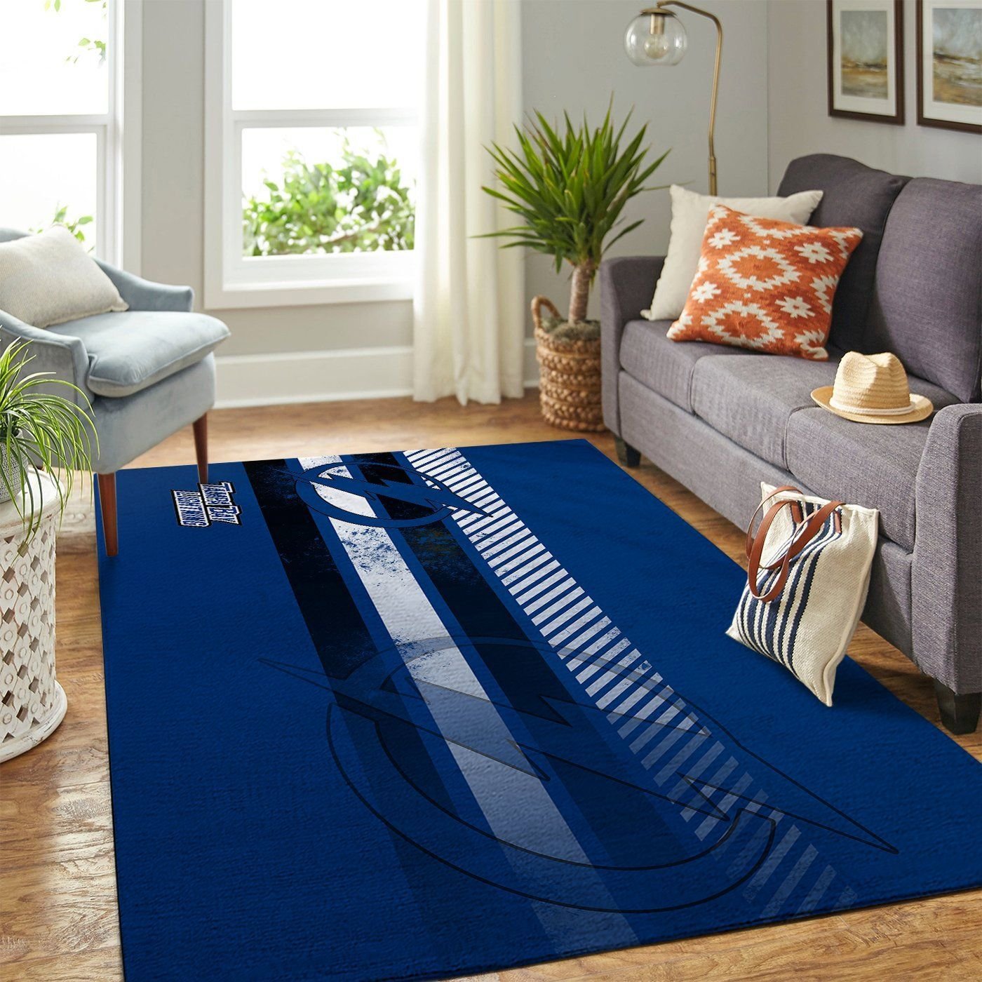 Rugs in living room and bedroom tampa bay lightning Rectangle Rug
