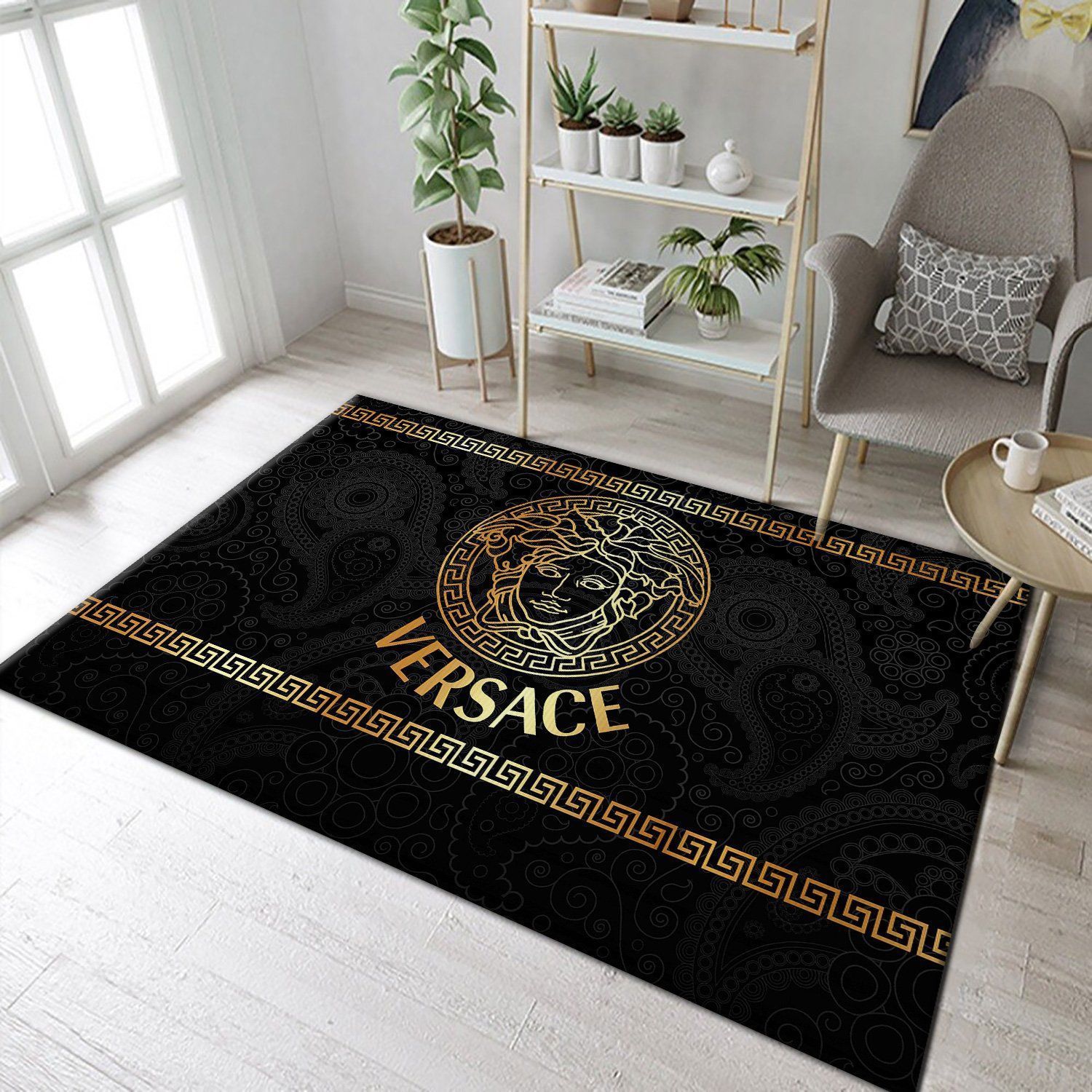 Rugs in living room and bedroom versace luxury brand 39 area rug carpet living room and bedroom mat Rectangle Rug