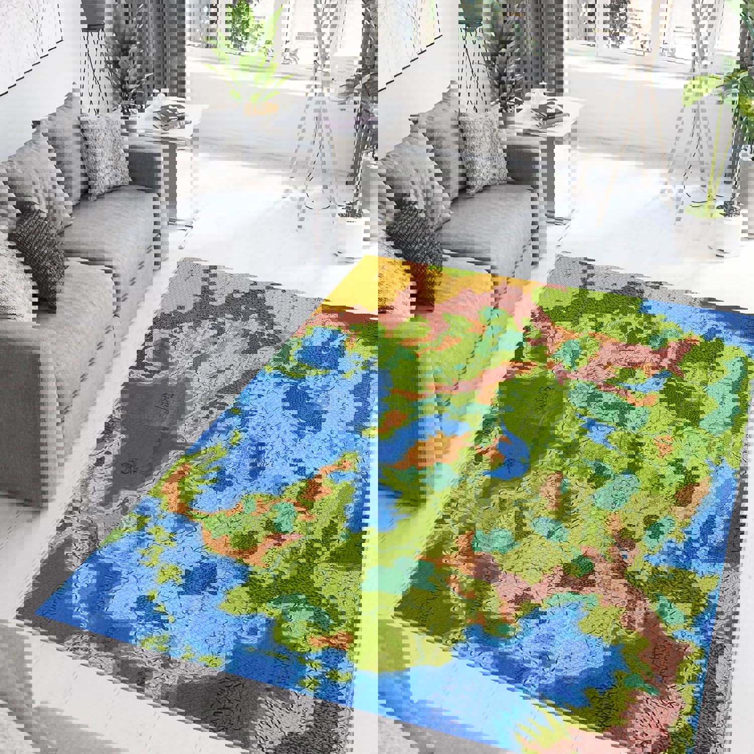 Rugs in living room and bedroom world of greyhawk dungeons dragons map rug Rectangle Rug