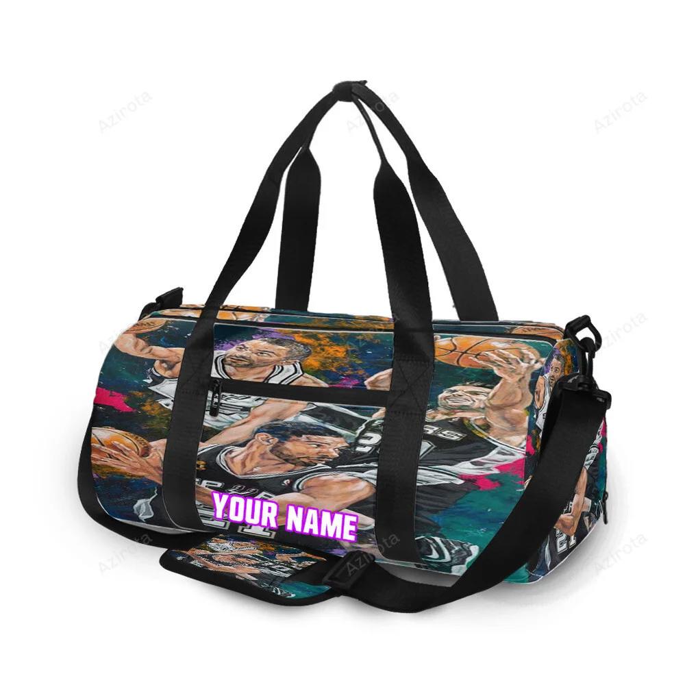 San antonio spurs all players3 personalized name travel bag gym bag 2259 Travel Bag